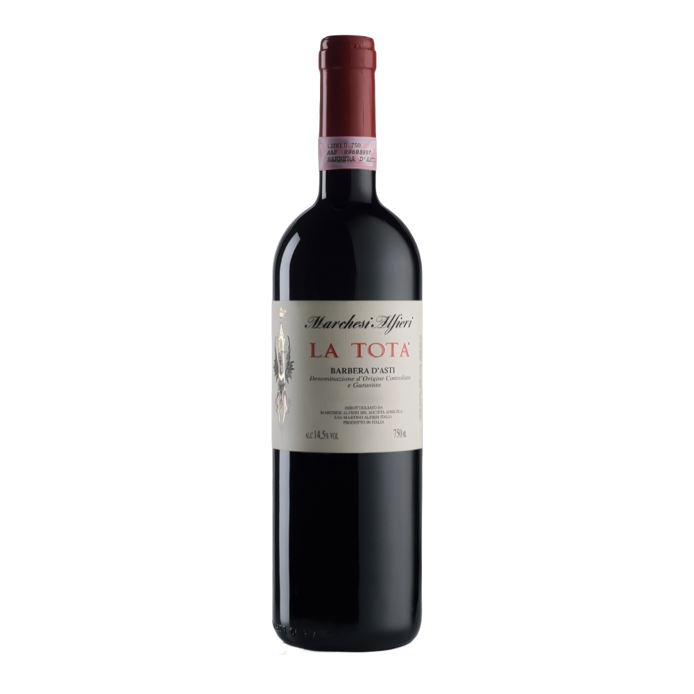 Marchesi Alfieri, Barbera d'Asti La Tota 2022, Doppia Mgm cassa legno 3000 ml